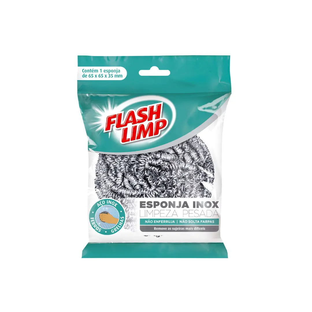 Esponja Inox Flash Limp
