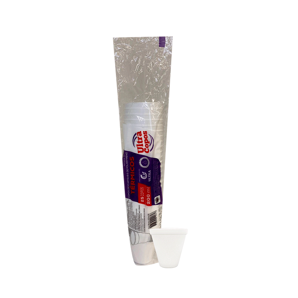 Copo de Isopor 200ml Térmico Replast Ultra 1.000 unidades