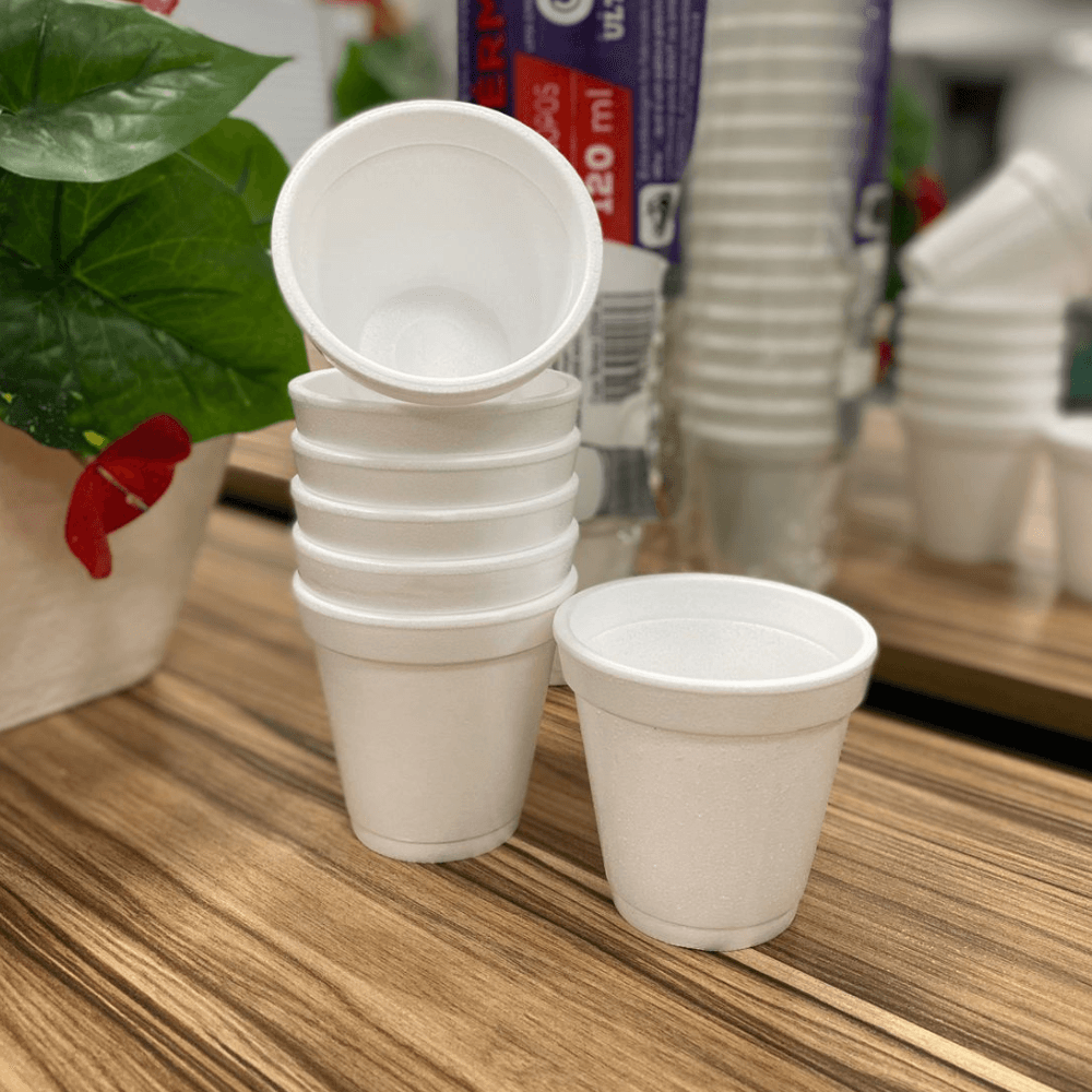 Copo de isopor 120ml Térmico Linha Replast Ultra 1.000 unidades