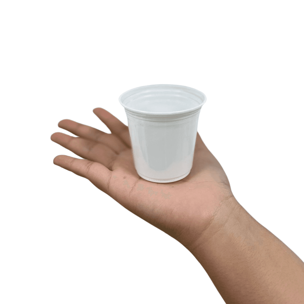 Copo 110ml Branco Liso PS Copaza 3.000 unidades