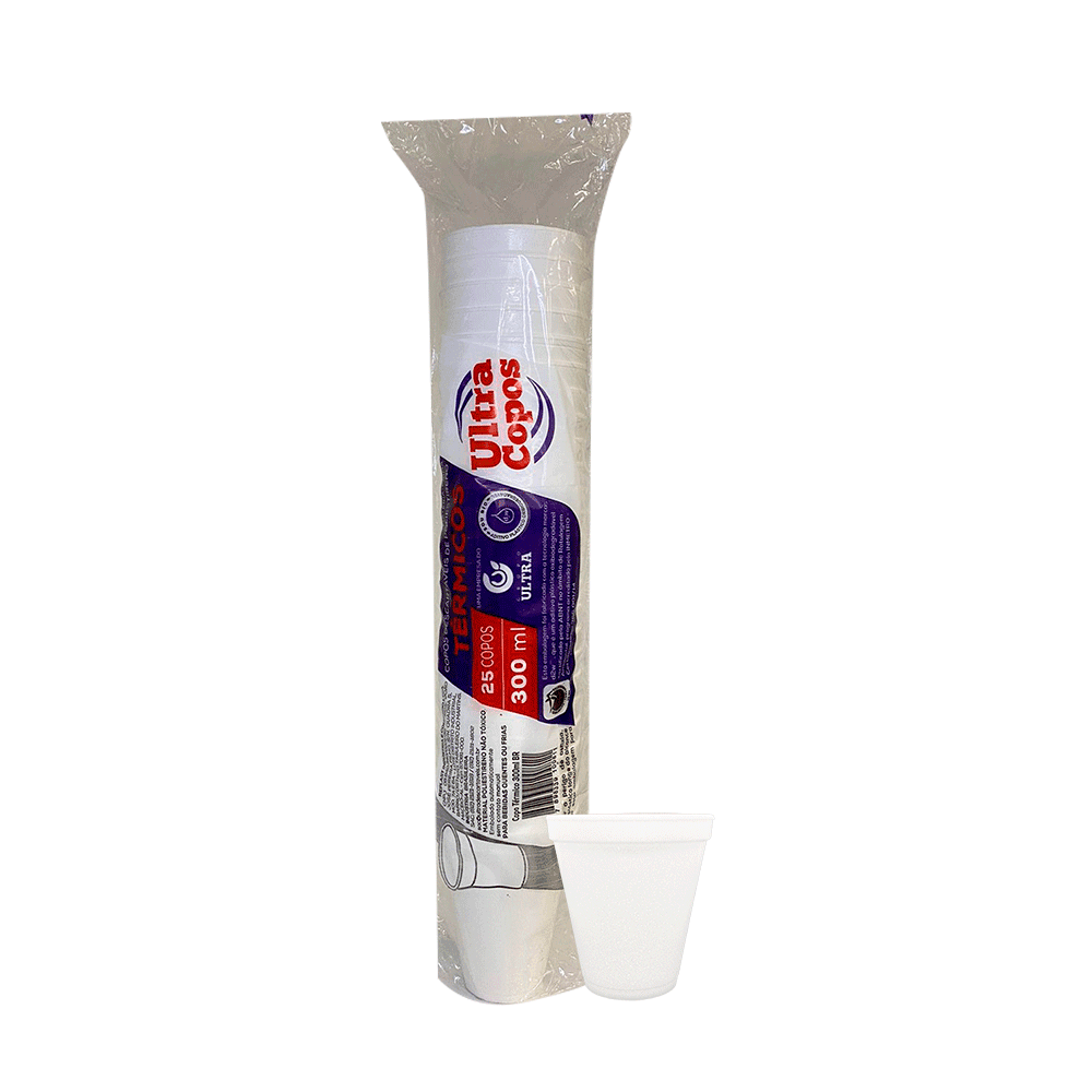 Copo de Isopor 300ml Térmico Linha Replast Ultra 1.000 unidades