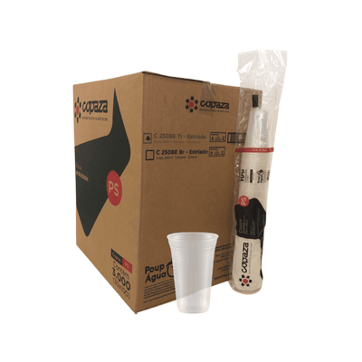 Copo 300ml Branco PS Copaza 2.000 unidades