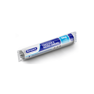 Saco Plástico P/ Freezer 8kg Bompack 35x49cm