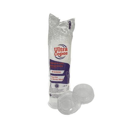 Tampa Sem Furo para Copo de isopor de 180ml Ultra com 1.000 unidades