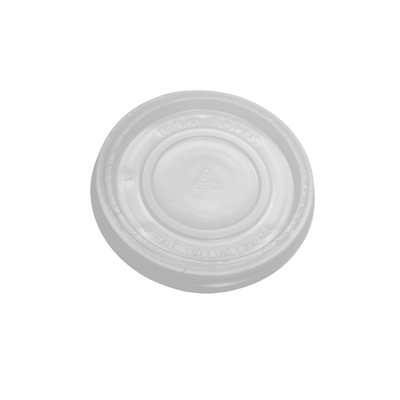 Tampa descartável transparente sem furo PS para Potes 100/145ml e copos PS 150ml/180/200 e 120ml de isopor Ultra 2.000 unidades