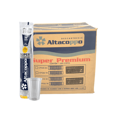 Copo 550ml Translúcido PP Altacoppo 1.000 unidades