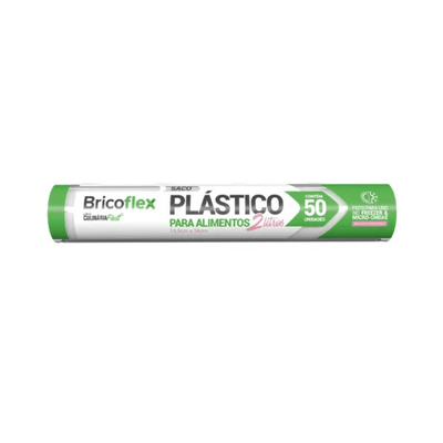 Saco Plástico P/Freezer 2LT Bricoflex 19,5x34cm