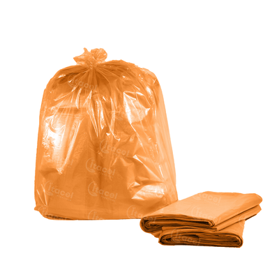 Saco p/Lixo 60L Laranja Itacel