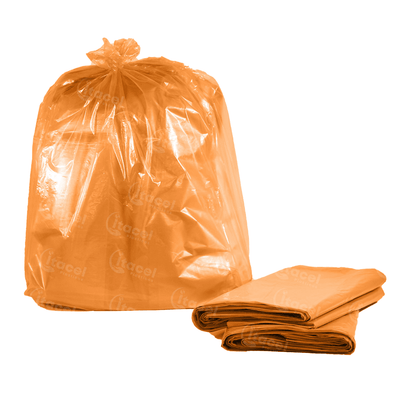 Saco p/Lixo 20L Laranja Itacel