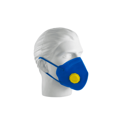Máscara Descartável PFF2- Com Válvula Azul Super Safety